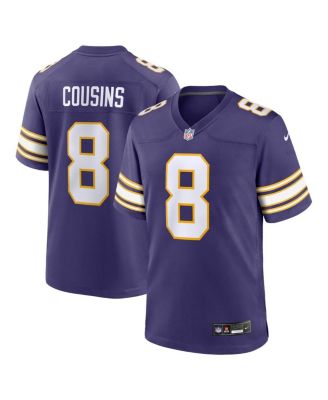 Men's Nike Kirk Cousins Purple Minnesota Vikings Classic Player Game Jersey Size: Medium