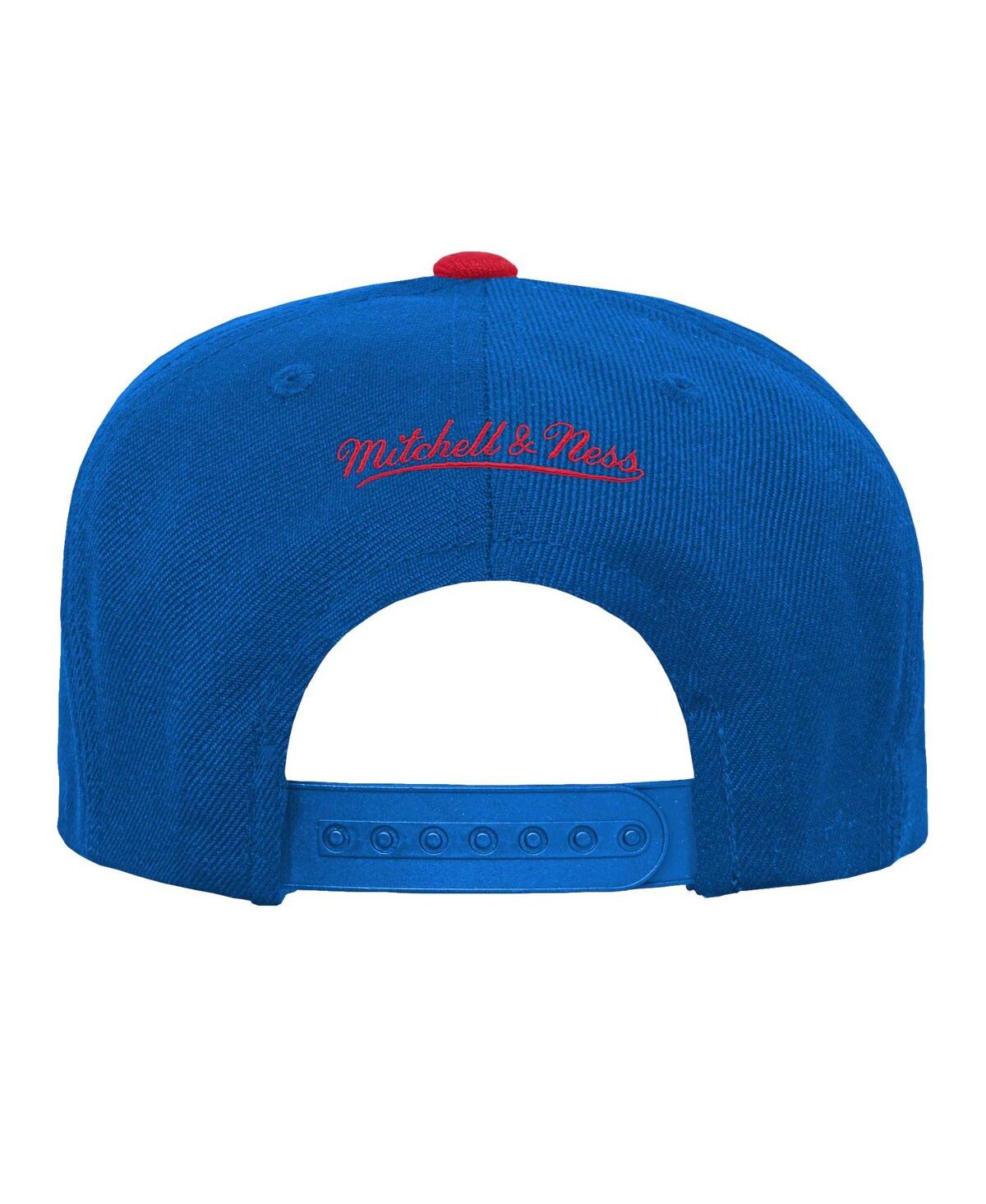 Mitchell & Ness Big Boys And Girls  Royal, Red Denver Nuggets Two-tone Snapback Hat In Royal,red