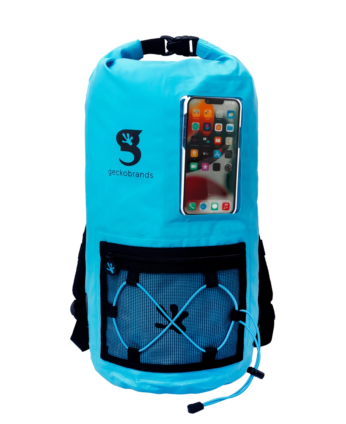 Geckobrands Hydroner 20 Liters Water-resistant Backpack In Neon Blue