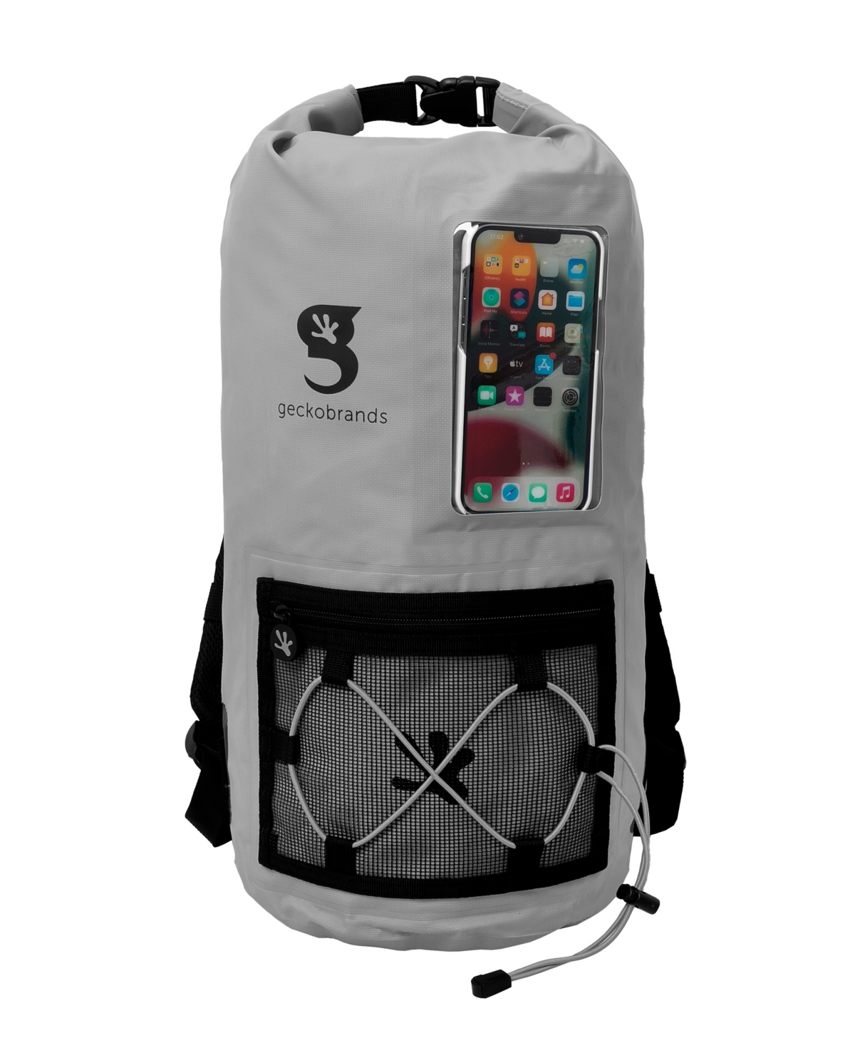 Geckobrands Hydroner 20 Liters Water-resistant Backpack In Gray