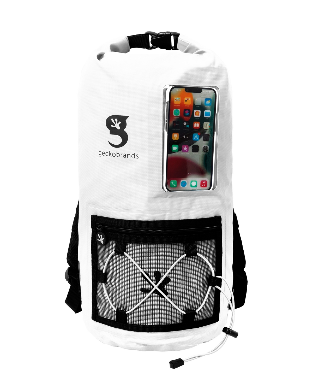 Geckobrands Hydroner 20 Liters Water-resistant Backpack In White