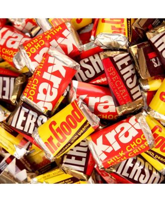 80th Birthday Candy Party Favors Hershey's Miniatures & Almond Kisses, 128 Pieces