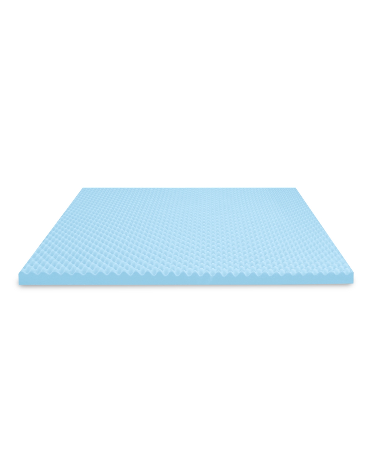 Shop Prosleep 2.5" Gel-infused Convoluted Memory Foam Mattress Topper, Full In White