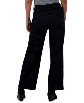 Petite High-Rise Wide-Leg Jeans