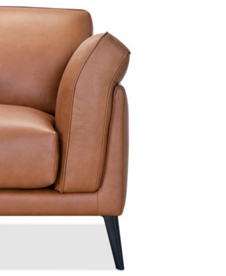 Keery 49" Leather Chair, Created for Macy's