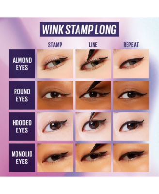 Wink Stamp Long Waterproof Wing Eyeliner Stamp & Pen