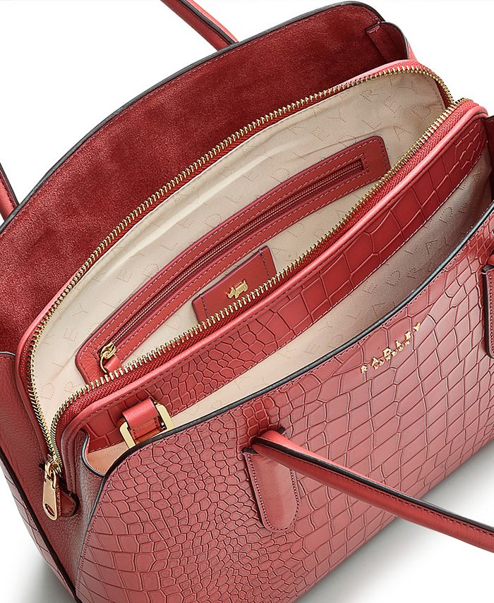 Radley London Liverpool Street 2.0 Faux Croc Medium Zip Top Satchel