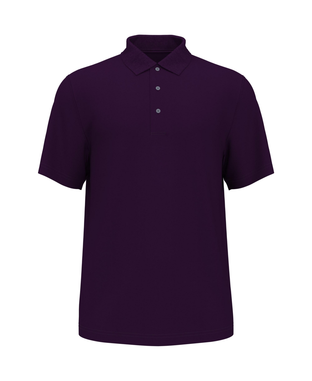 Pga Tour Kids' Big Boys Airflux Solid Mesh Short Sleeves Golf Polo Shirt In Grape Royale