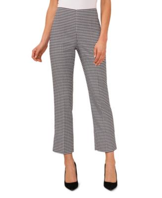 パンツ MEDI HOUNDSTOOTH STRAIGHT PANTS CeCe Women's Houndstooth Straight Leg Pants - Macy's