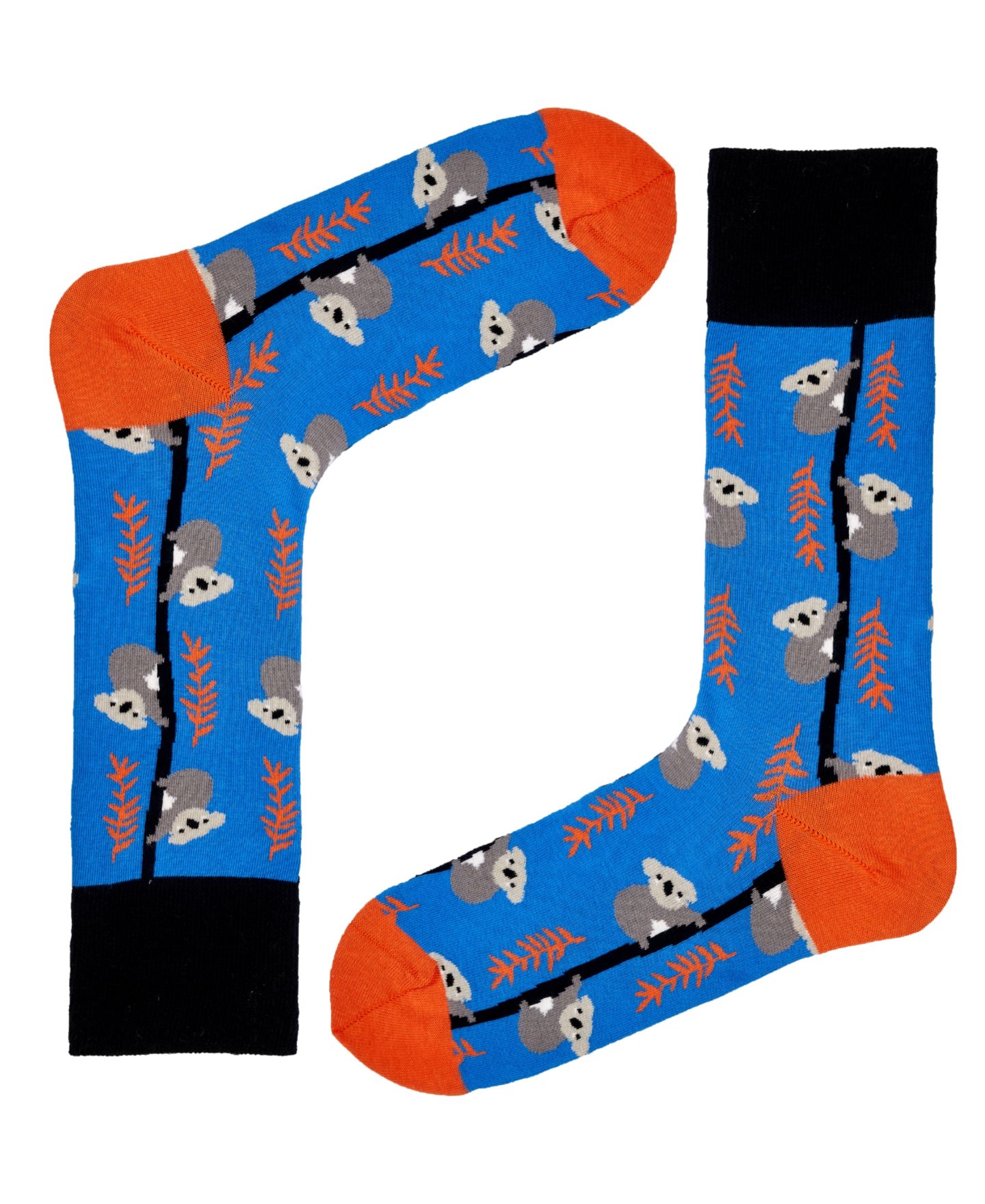 Носки Design для мужчин, без швов, средней высоты — Love Sock Company, цвет: Синий — фото 1