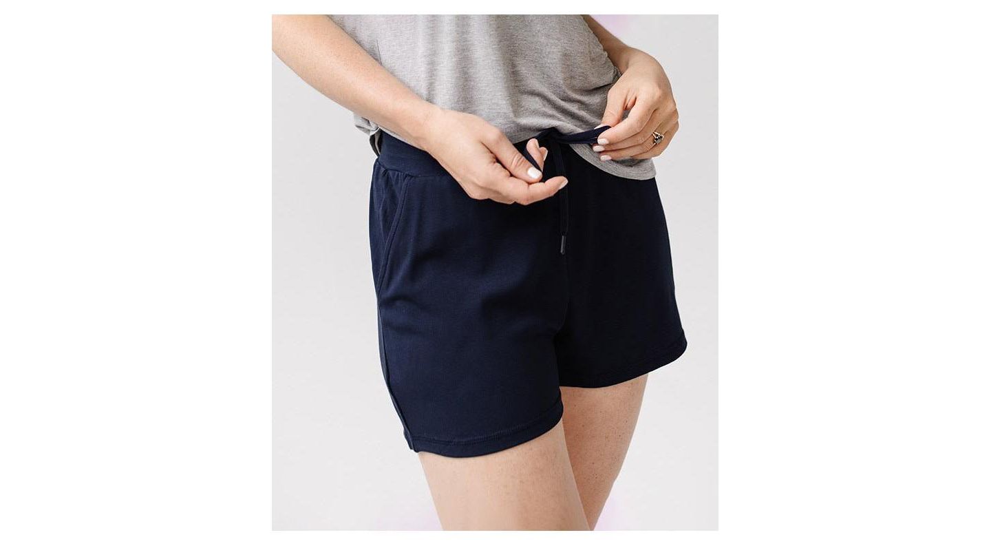 Женские шорты Cozy Earth Viscose from Bamboo Ultra-Soft, цвет: Тёмно-синий — фото 3