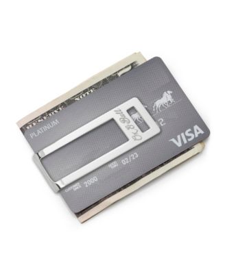 Men's Stainless Steel Cut Out Money Clip