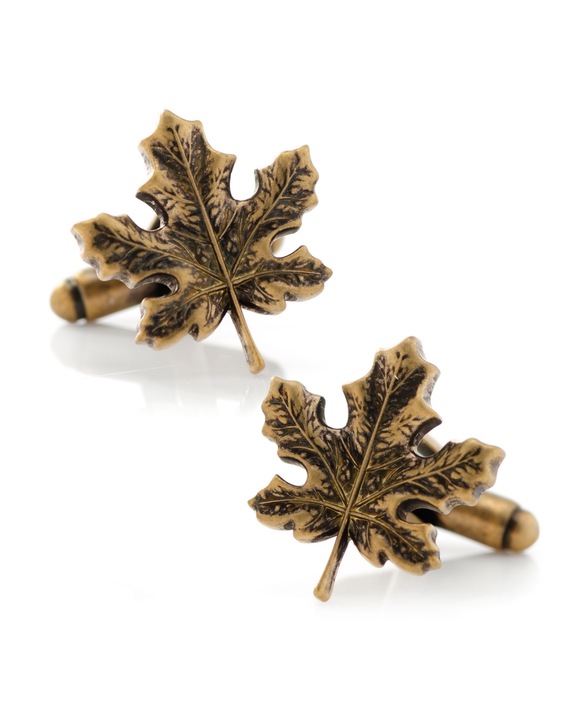 Cufflinks, Inc Men's 3d Maple Leaf Cufflinks In Bronze