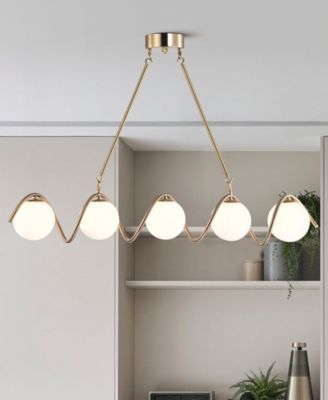 Dazzle 36" 5-Light Indoor Chandelier with Light Kit