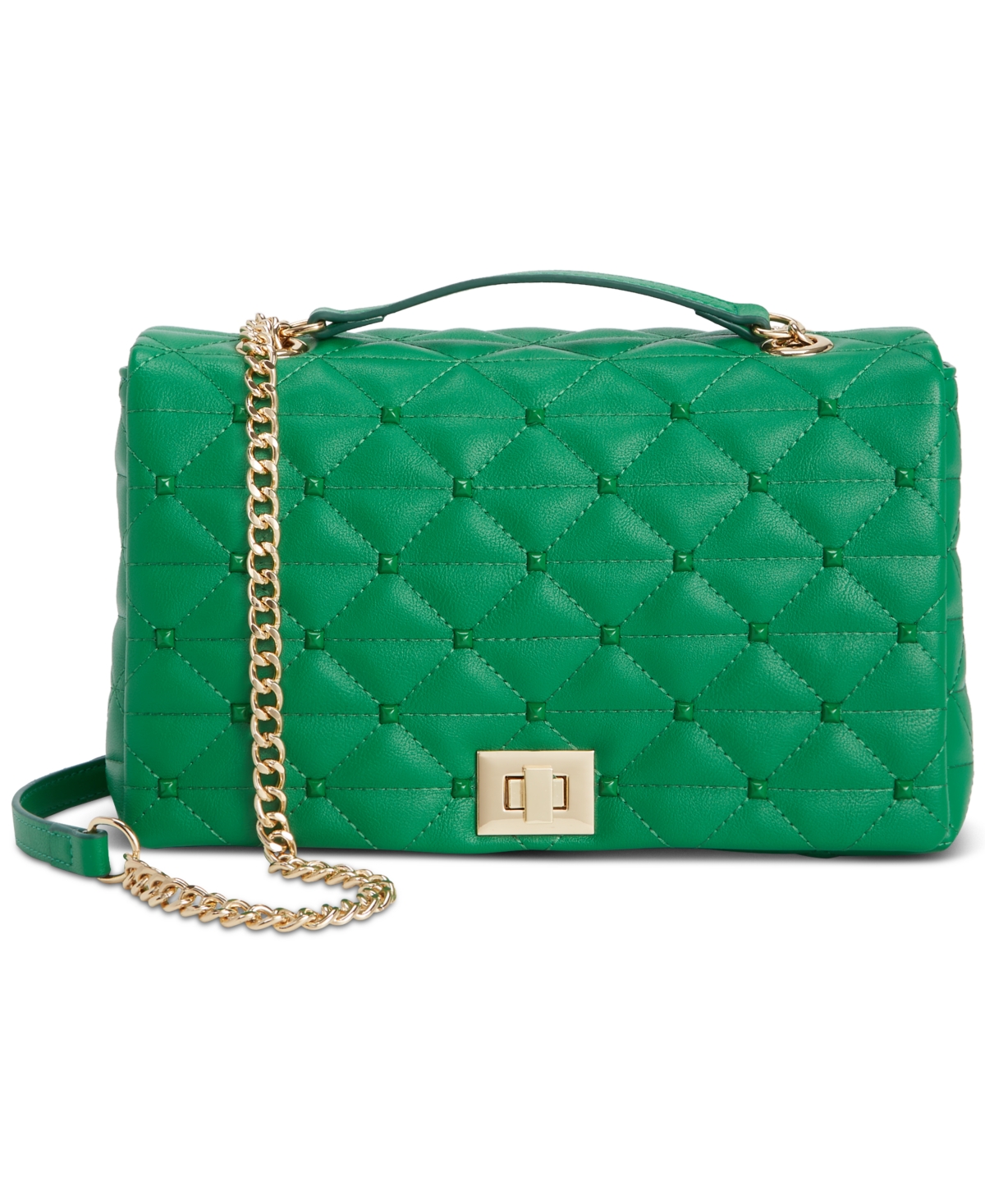 Inc International Concepts Soft Ajae Stud Small Shoulder Bag, Created For Macy's In Bright Pine
