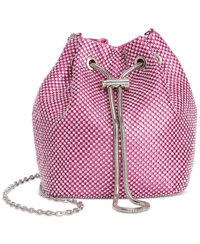 Mesh outlet bucket bag