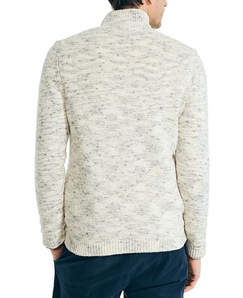 Men's Marled Full-Zip Sweater