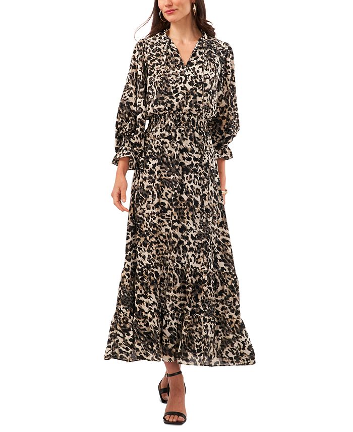 Vince camuto leopard dress clearance