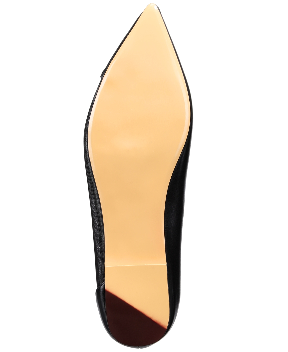 Shop Vaila Shoes Women's Linda Pointed-toe Flats-extended Sizes 9-14 In Black