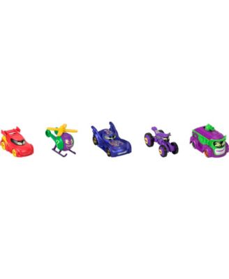 BatWheels Fisher-Price DC 1:55 Scale Vehicle Multipack Batcast Metal Die cast Cars, 5 Pieces