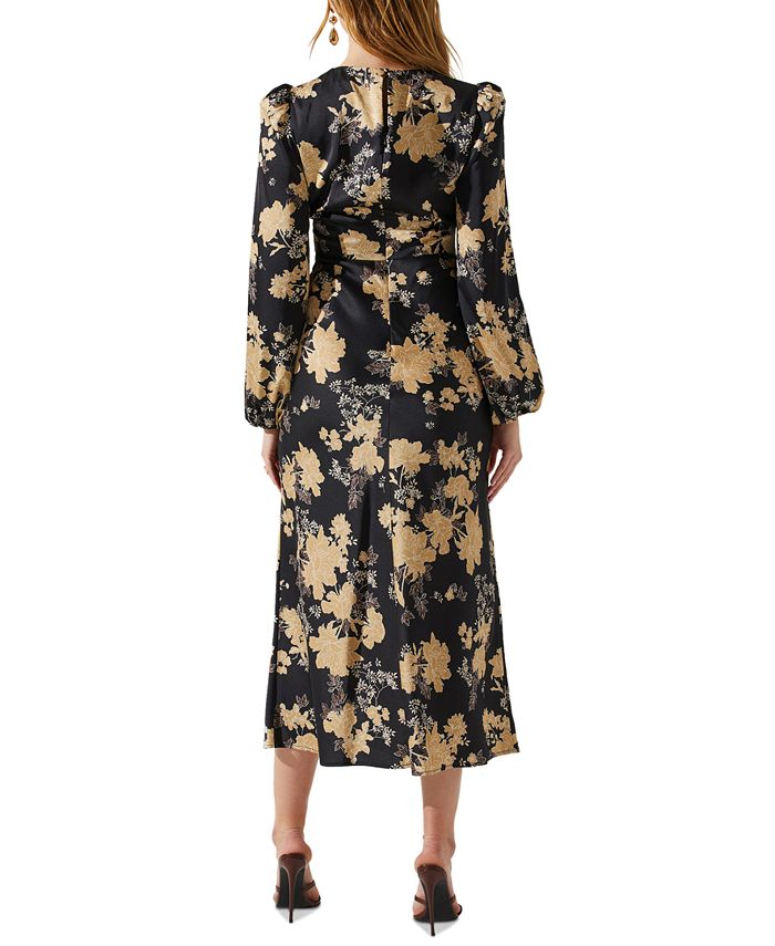 ASTR the Label Women's Suzy Floral-Print Midi Dress - Macy's