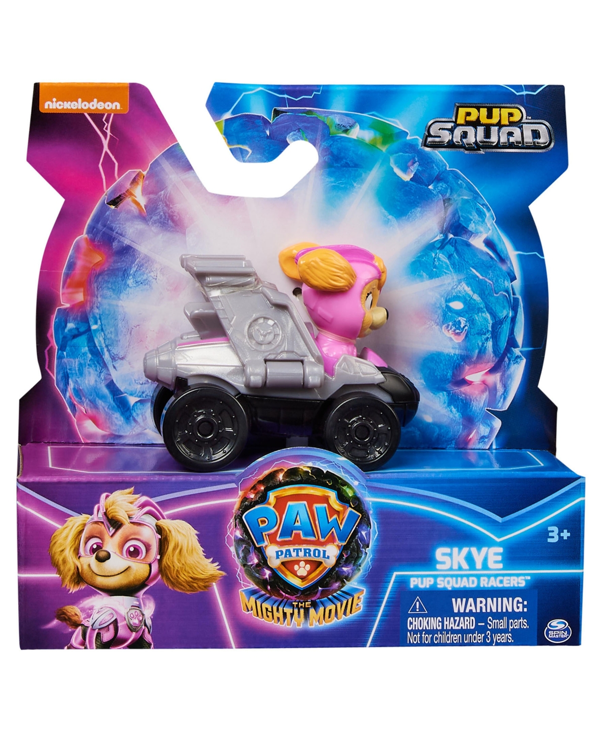 Paw Patrol- The Mighty Movie, Pup Squad Racers Collectible Skye - Multi-Color