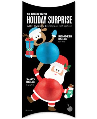 Da Bomb - 2-Pc. Bath Fizzers Reindeer & Santa Gift Set