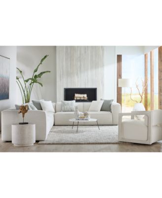 Furniture Bliss Fabric Sectional Collection Created For Macys In Dove