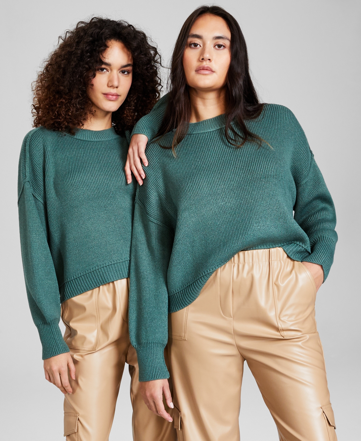 And Now This Women's Long-sleeve Sweater, Created For Macy's In Meadowland