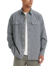 Levi's Men's Worker Relaxed-Fit Button-Down Chambray Shirt - Macy's
