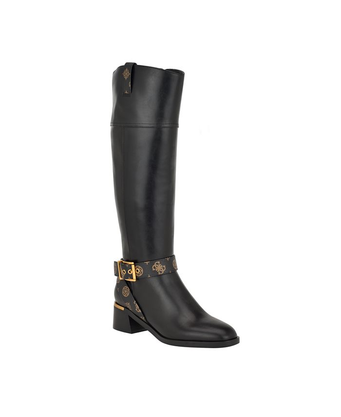 Guess black riding boots outlet