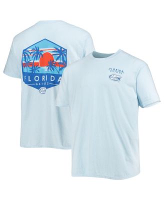Men's Light Blue Florida Gators Landscape Shield Comfort Colors T-shirt