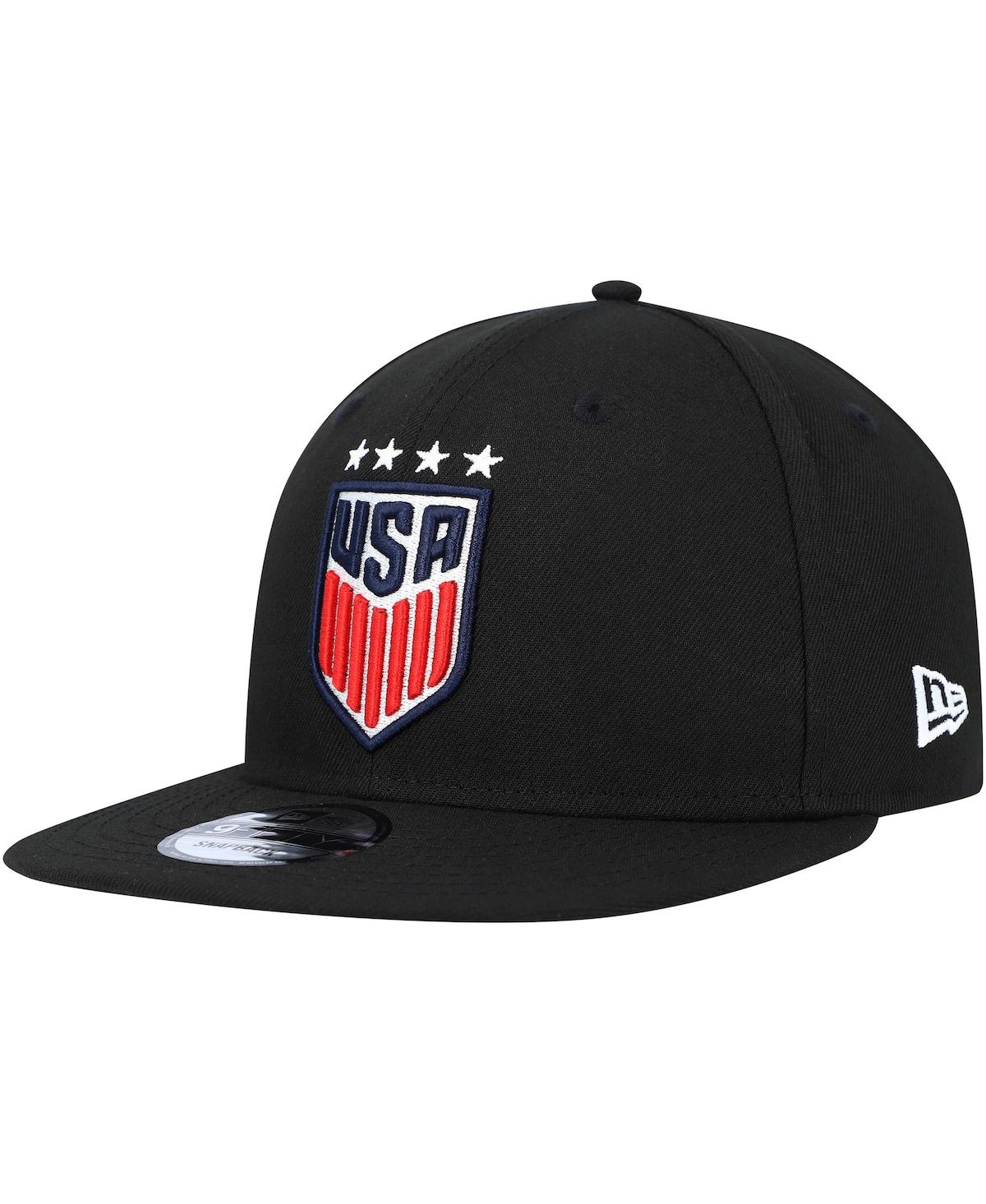 New Era Navy Uswnt Team Basic 59fifty Fitted Hat In Black