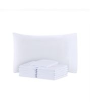 Arkwright Bulk Fitted Bed Sheets - Soft Poly/Cotton Sheet for Home - Twin  Size - (6 Pack) White 