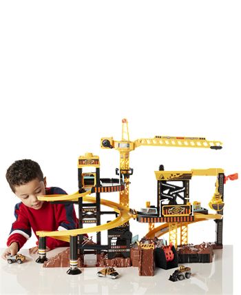 Fast lane hot sale construction site playset