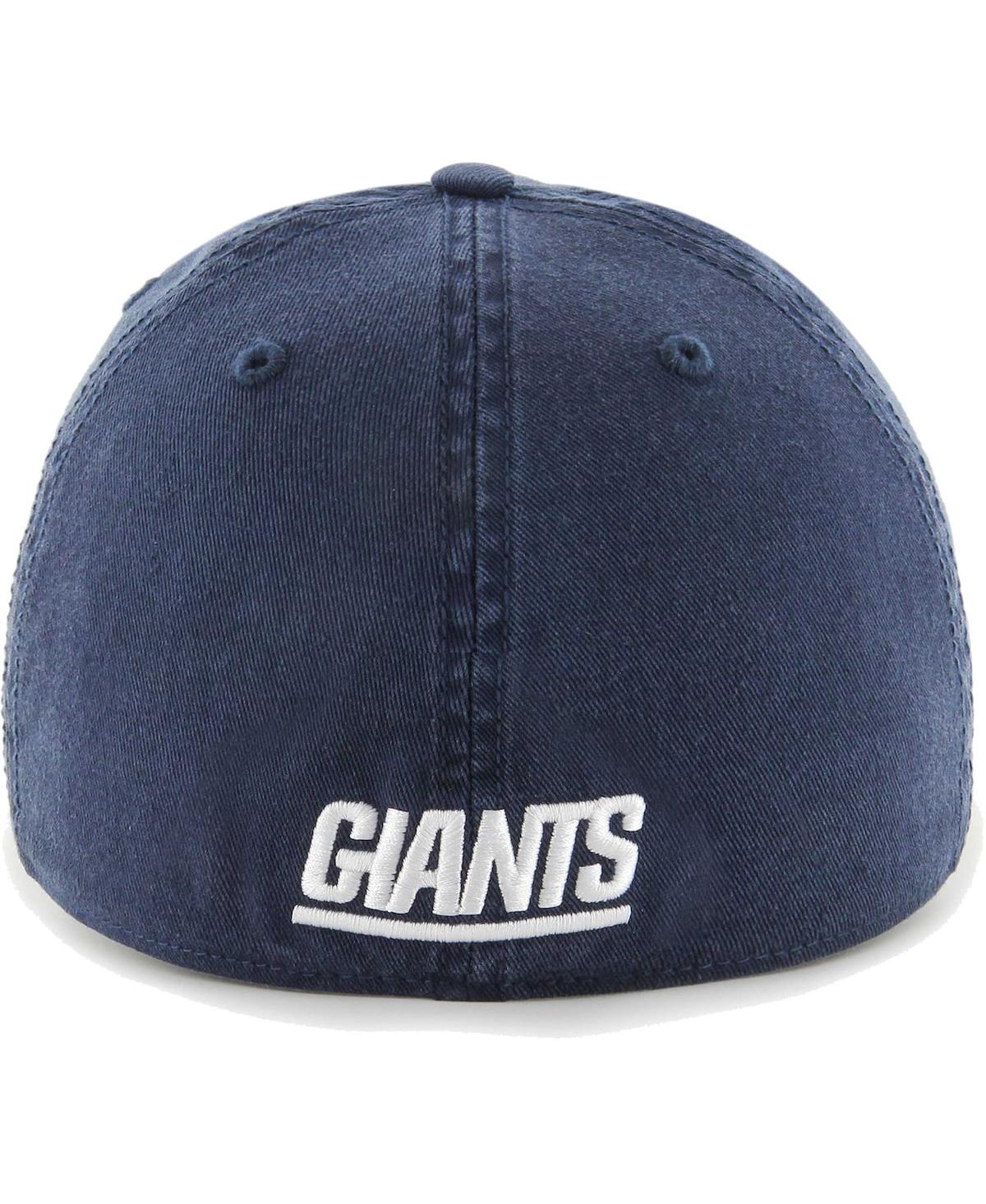 Shop 47 Brand Men's ' Navy New York Giants Gridiron Classics Franchise Legacy Fitted Hat
