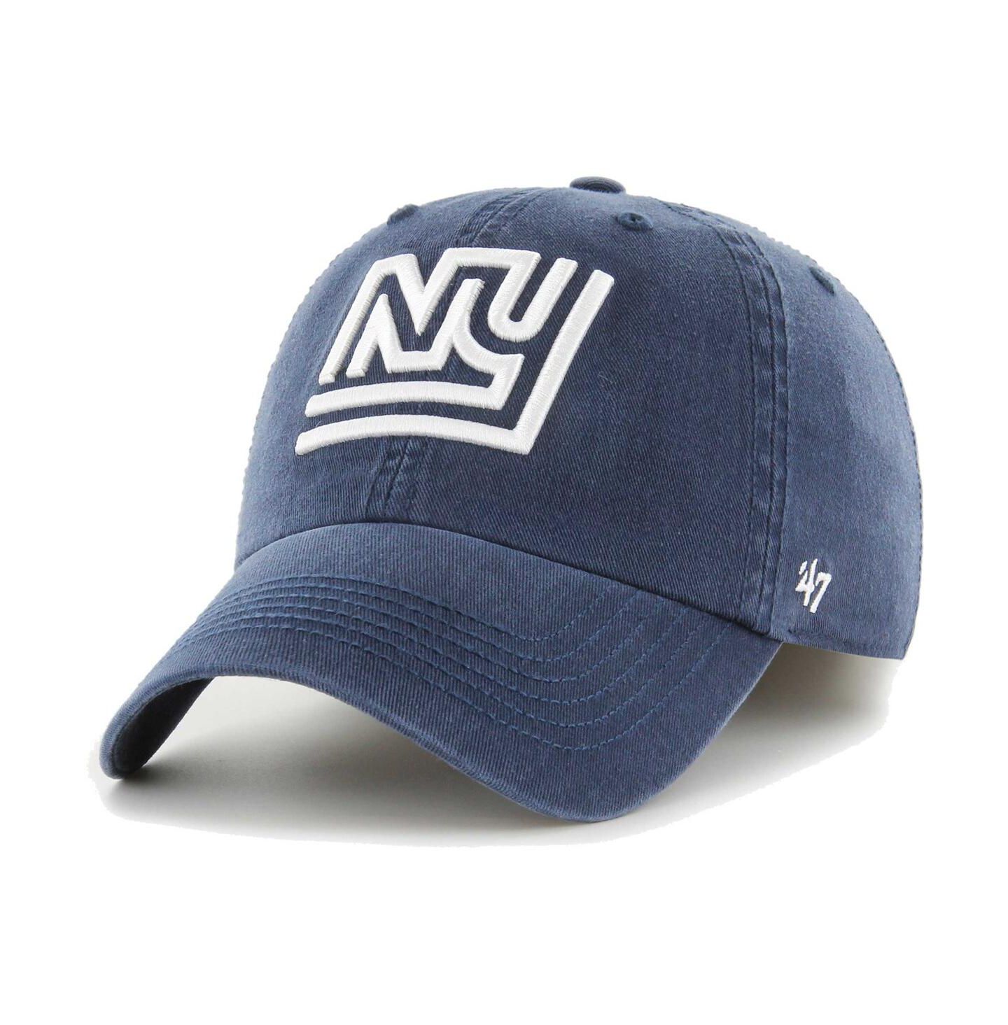 Мужская кепка '47 Brand Navy New York Giants Gridiron Classics Franchise Legacy Fitted Hat — фото 1