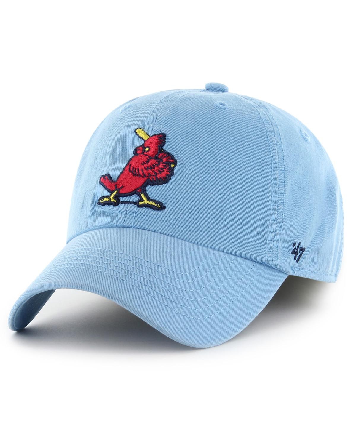 Men's '47 Brand Light Blue St. Louis Cardinals Cooperstown Collection Franchise Fitted Hat - Light Blue