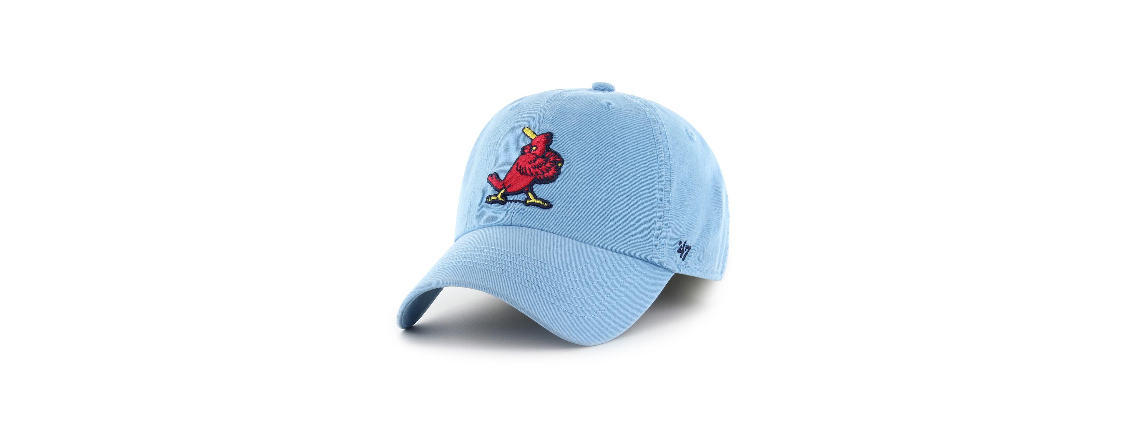 Men's '47 Brand Light Blue St. Louis Cardinals Cooperstown Collection Franchise Fitted Hat