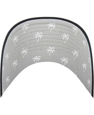 Women's Black Las Vegas Raiders Confetti Icon Clean Up Adjustable Hat