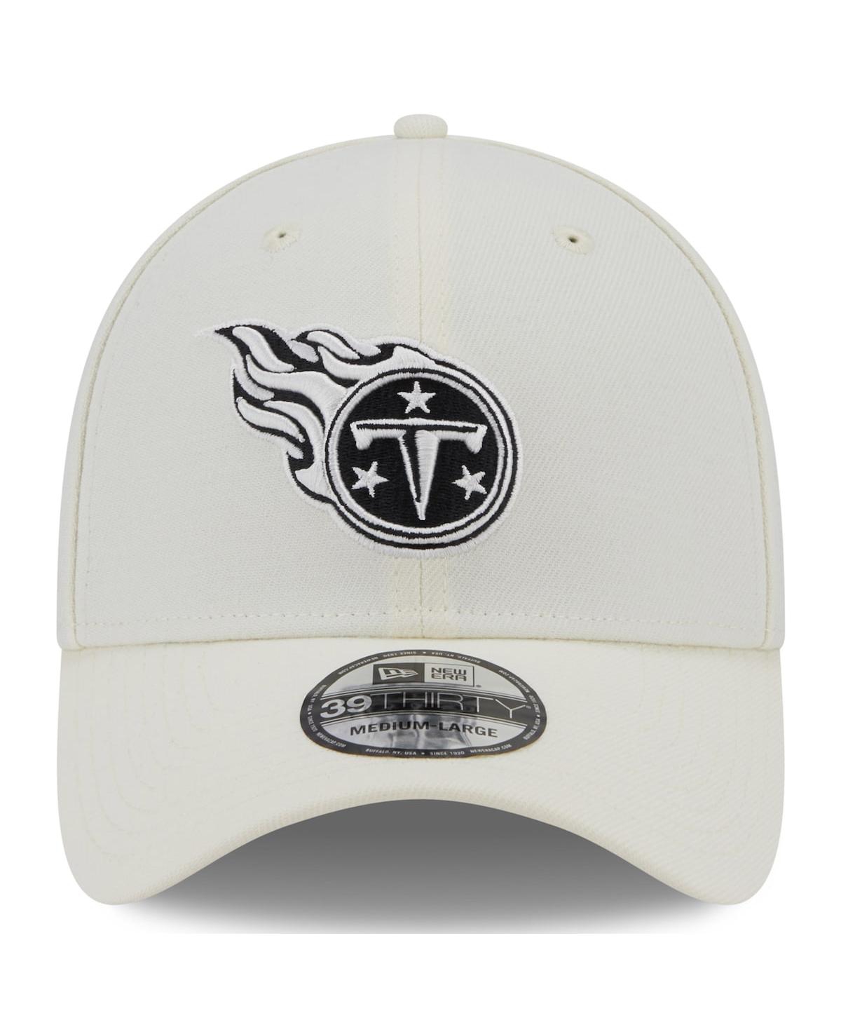 New Era Men's  Cream Tennessee Titans Chrome Collection 39thirty Flex Hat In Cream