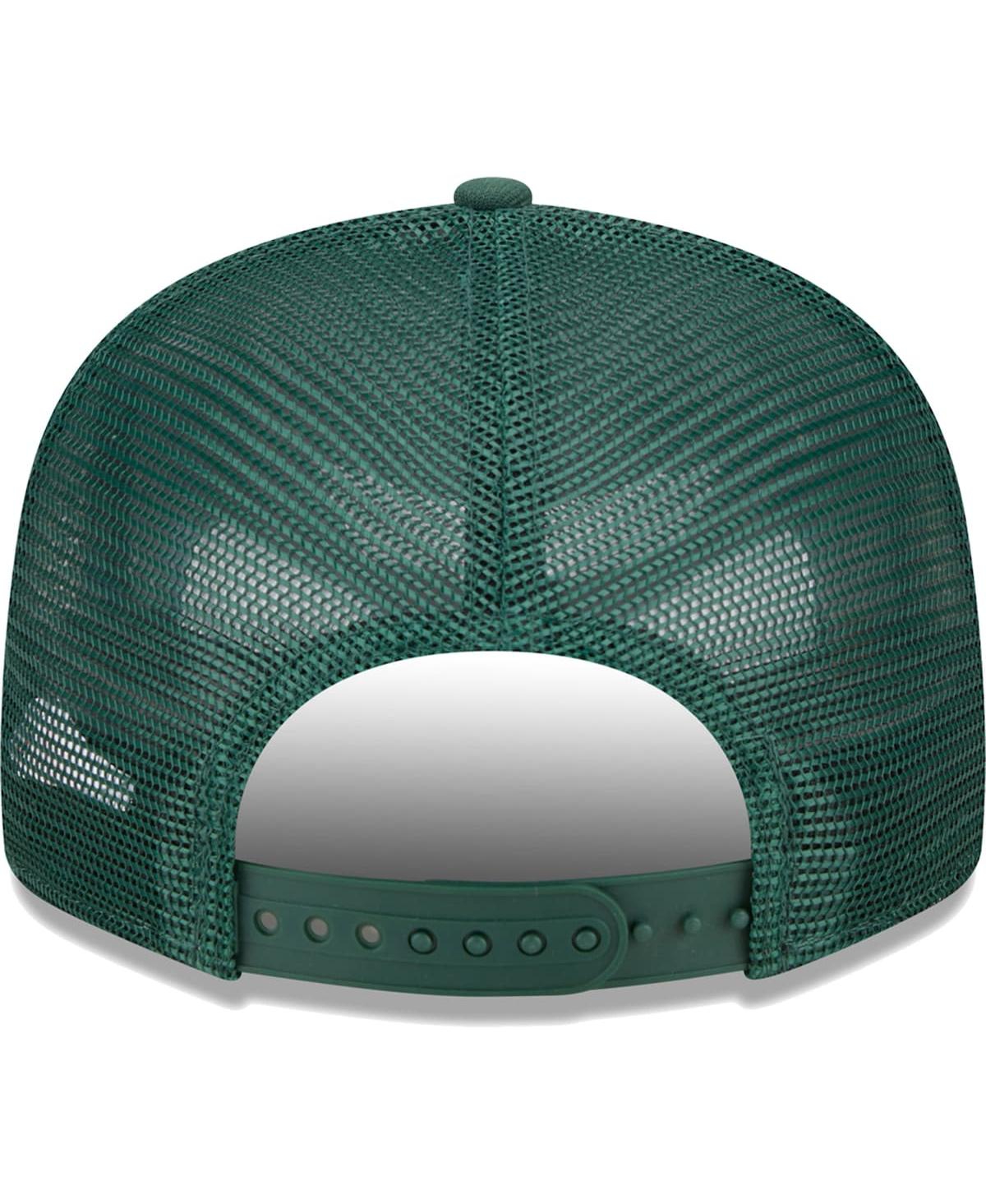 Men's New EraGreen Bay Packers Grade Trucker 9FIFTY Snapback Hat - Green