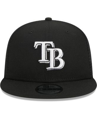 Men's Black Tampa Bay Rays Trucker 9FIFTY Snapback Hat