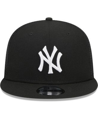 Men's Black New York Yankees Trucker 9FIFTY Snapback Hat