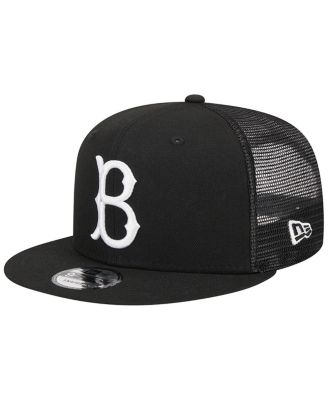 Men's New Era Black Brooklyn Dodgers Cooperstown Collection