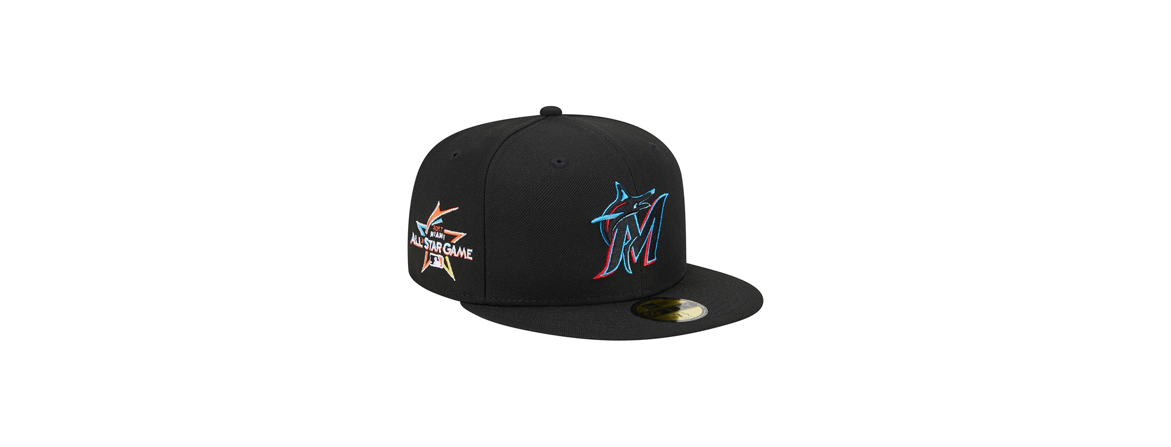 Men's New Era Black Miami Marlins 2017 Mlb All-Star Game Team Color 59FIFTY Fitted Hat