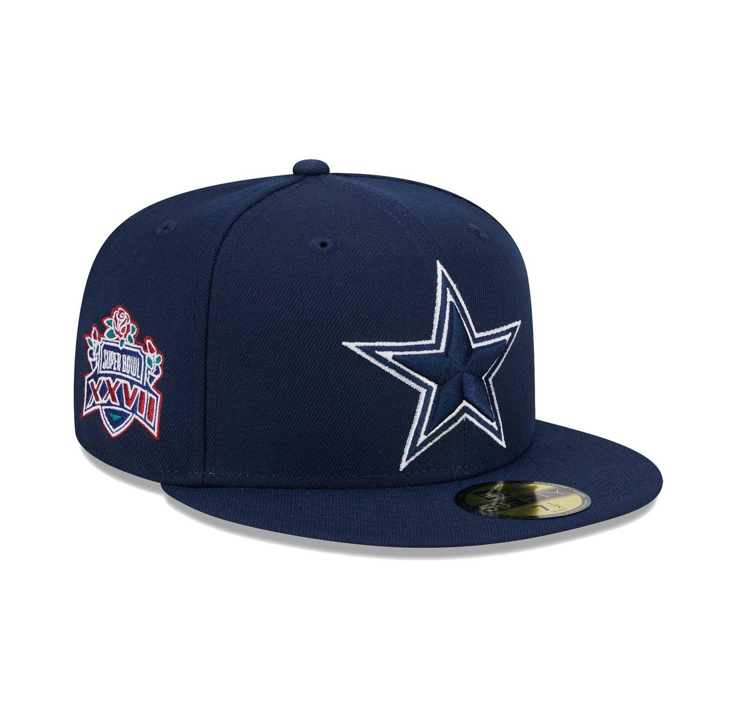 Men's Navy Dallas Cowboys Main Patch 59FIFTY Fitted Hat