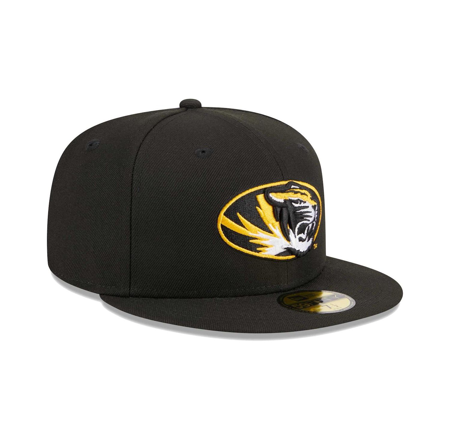 Men's Black Missouri Tigers Evergreen 59FIFTY Fitted Hat