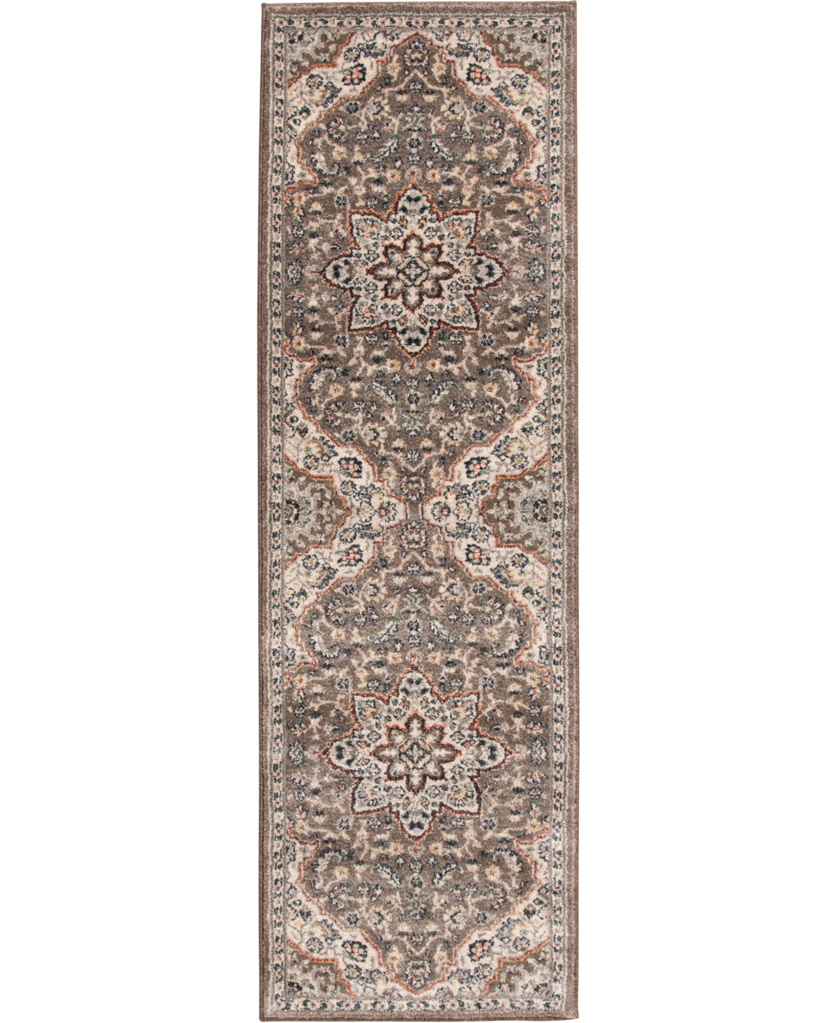 Km Home Closeout!  Poise Pse-7230 2'3" X 7'7" Runner Area Rug In Coffee