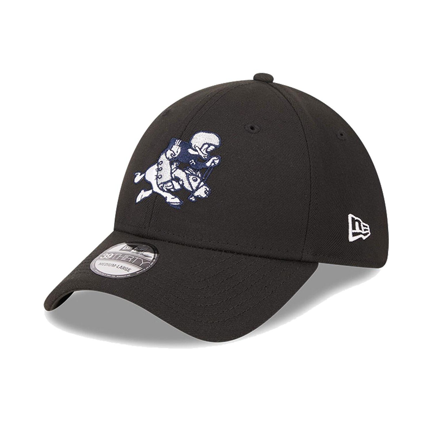 Men's Black Dallas Cowboys Retro Joe Main 39THIRTY Flex Hat